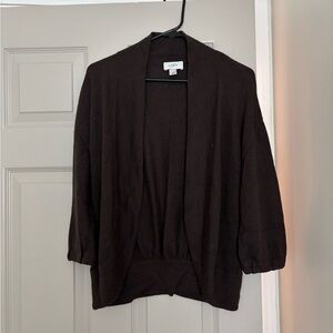 LOFT Women's Dark Brown Cardigan